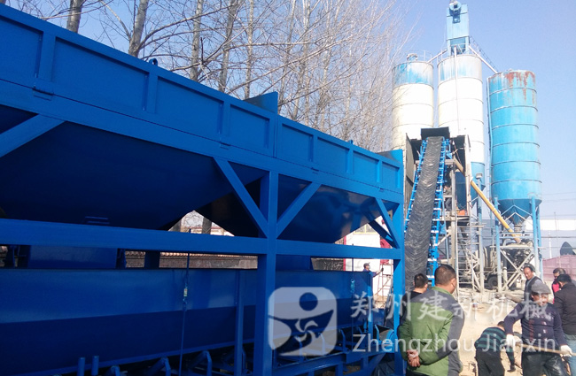 應市場(chǎng)需求長(cháng)葛顧橋鎮客戶(hù)攜手建新助商砼攪拌站改造升級